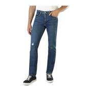 Slim Fit Jeans med lynlås