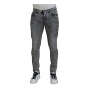 Grå Slim Fit Denim Jeans