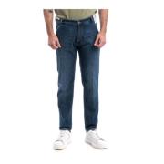 Løse Denim Stretch Bukser