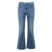 Højtaljede Bootcut Jeans