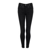 Slim Fit Brocade Jeans