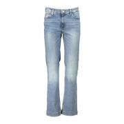 High Rise Bootcut Jeans Vasket Effekt