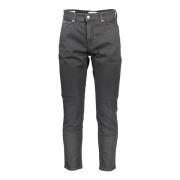 Sort Skinny Fit Bomuld Jeans