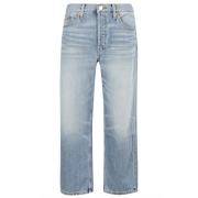 Afslappet Crop Jeans