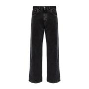 Sorte klassiske straight leg jeans